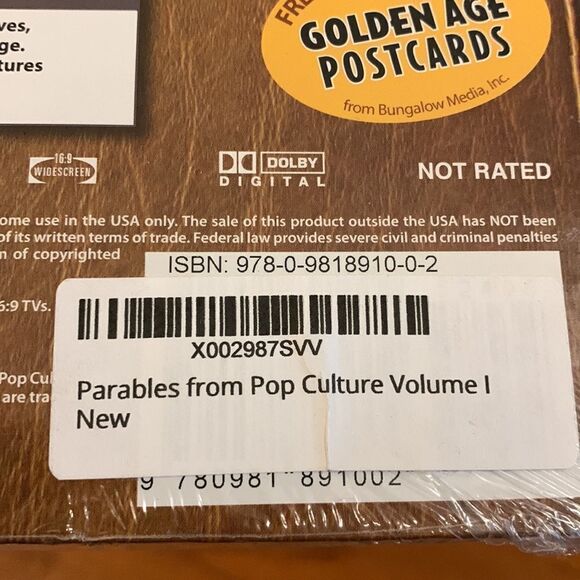 Parables POP Culture True Stories… Timeless Wisdom. Volume one - Picture 3 of 4
